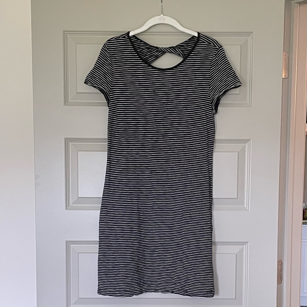 Gap Black and White Striped Sundress—Excellent Condition!!